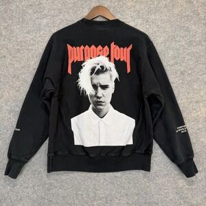 Justin Bieber Purpose Tour 2016 Staff Official Champion Sweatshirt Adult Medium